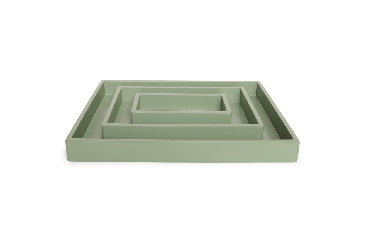 FC Rectangular Mdf Trays Green Ii Mp