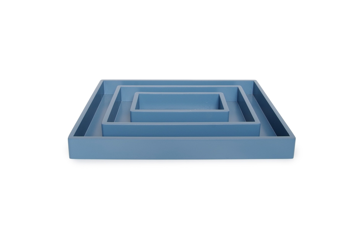 FC Rectangular Mdf Trays Blue