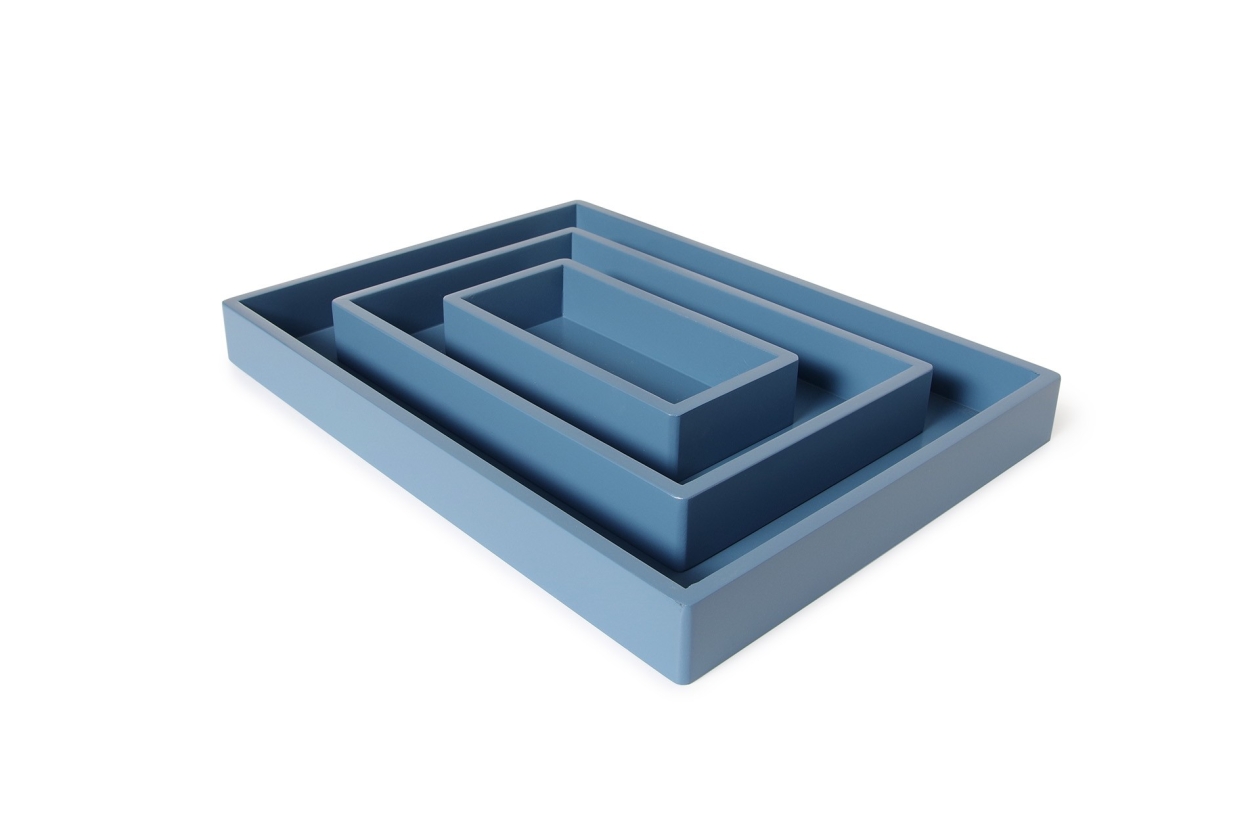 FC Rectangular Mdf Trays Blue Aiwn Bk