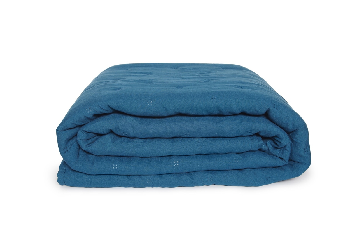 FC Daisy Bedspread Blue