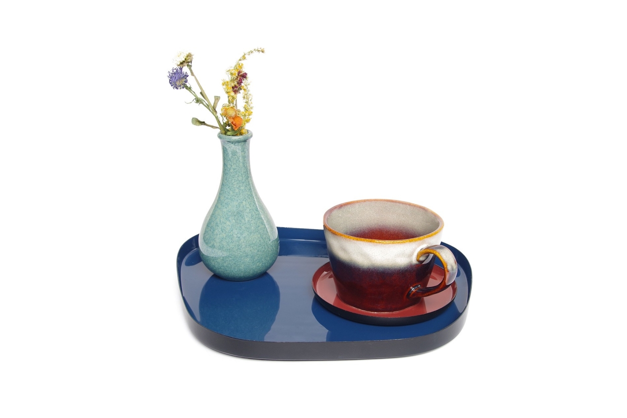 FC Iwa Enamel Tray Deep Blue