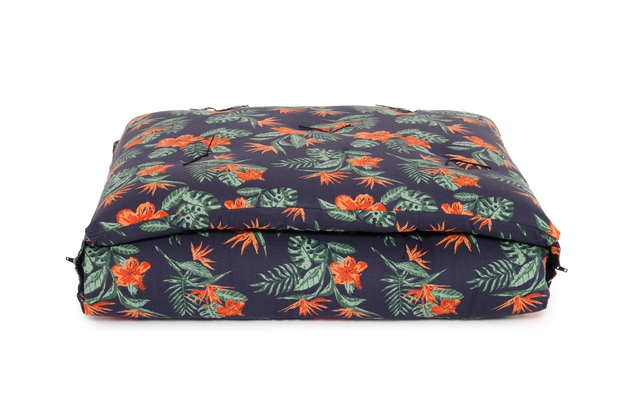 Zip Up Bed - Flower Print