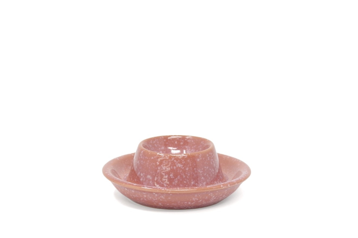 Reactive Glaze Egg Cup Dusty Pink