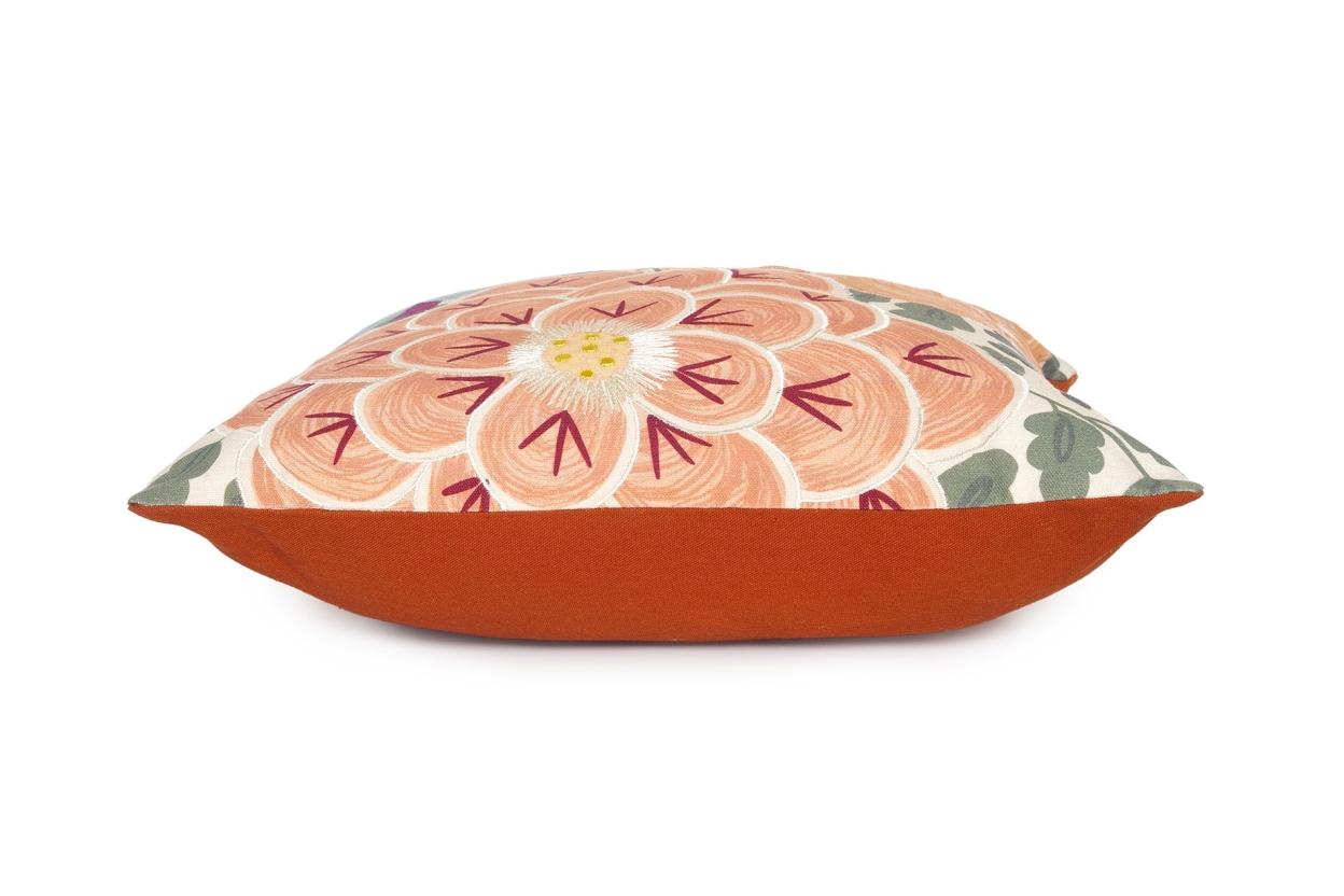 Large Flowers Cushion 45x45cm