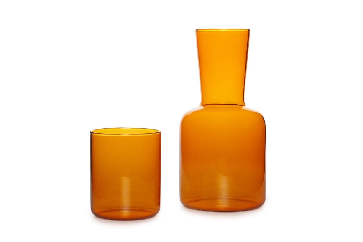 Anzio Carafe & Tumbler Glass Set