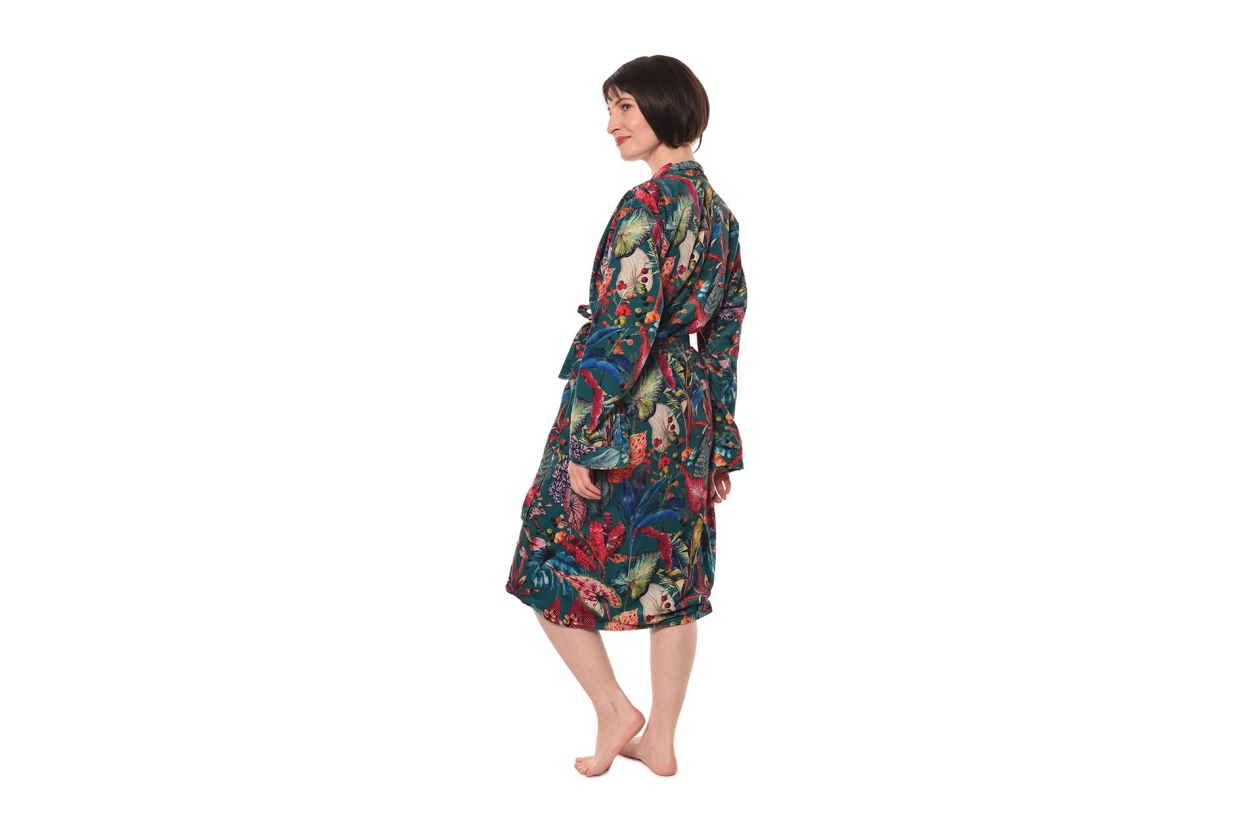 FC Tropical Velvet Robe Green