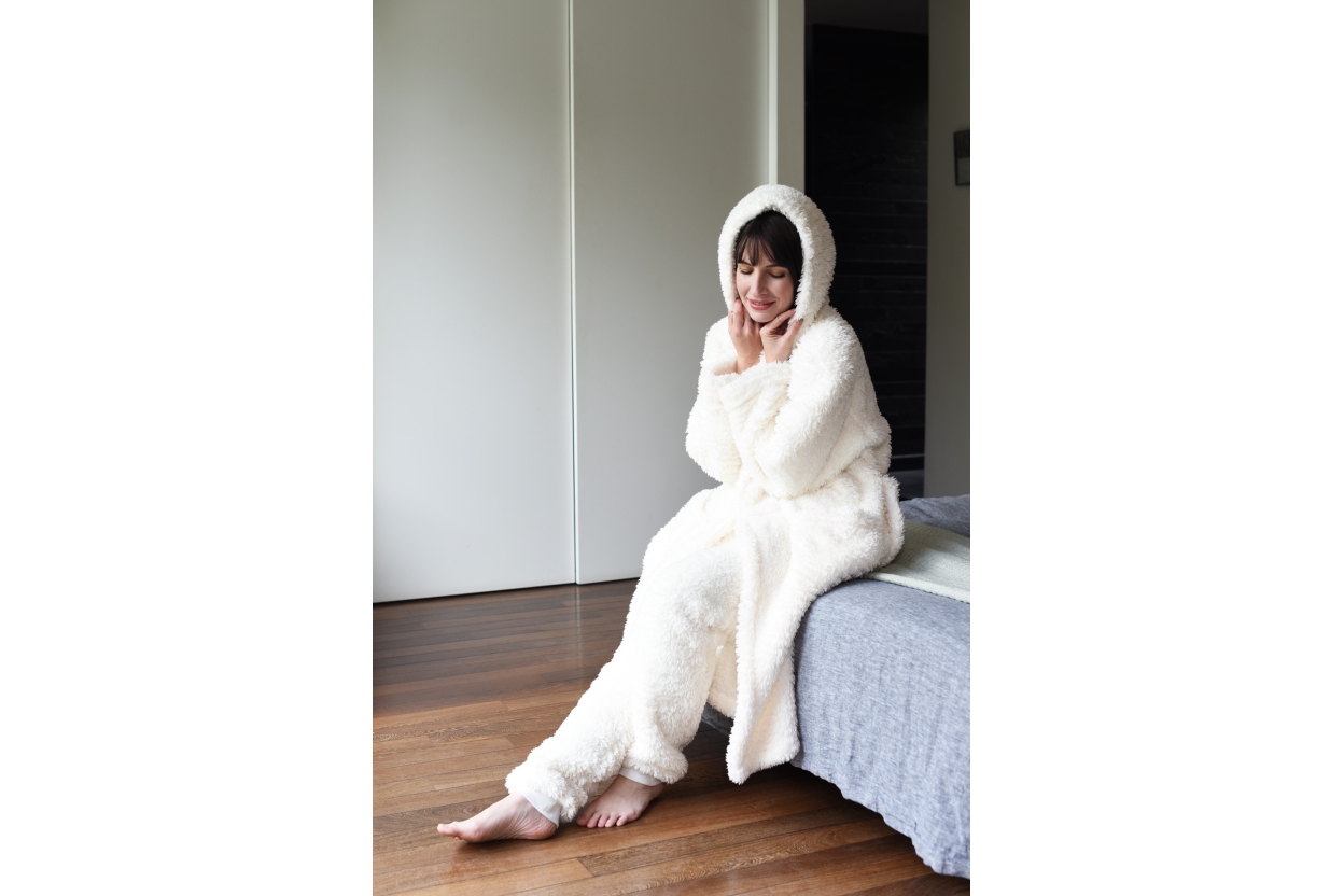 FC Sheepskin Lounger Bottoms & Bathrobe