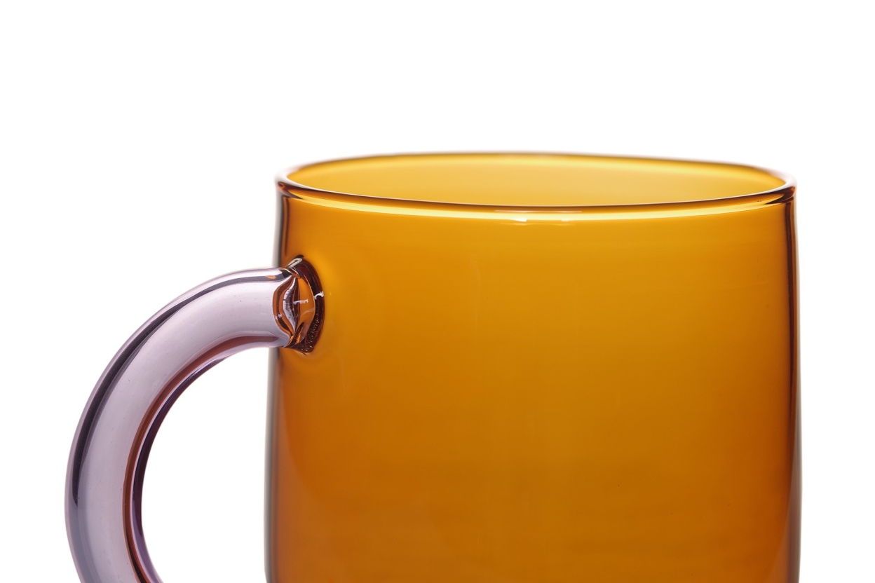 Alassio Coffee Cup (Amber & Lilac)