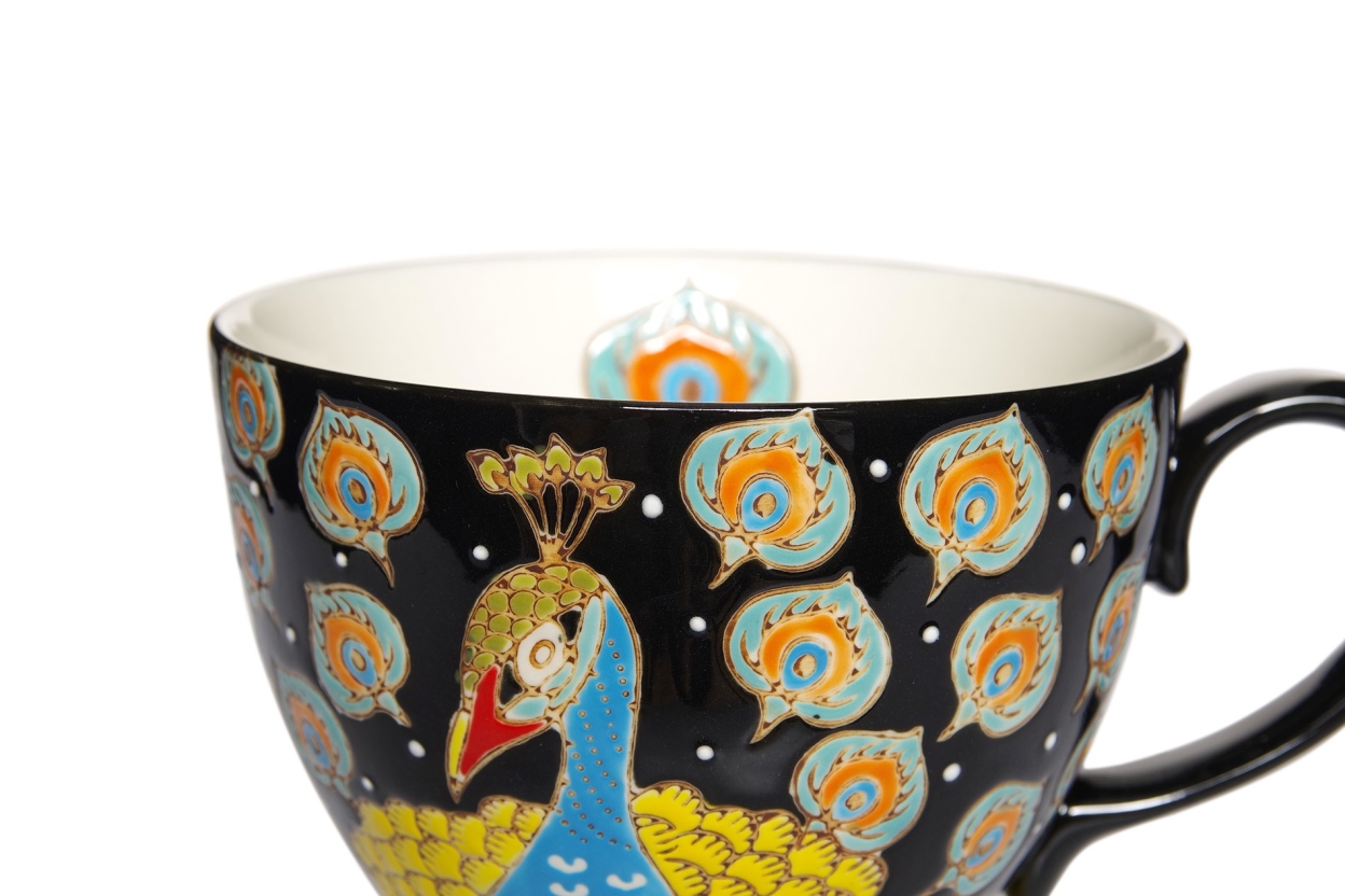 Peacock Extra Large Tea Mug