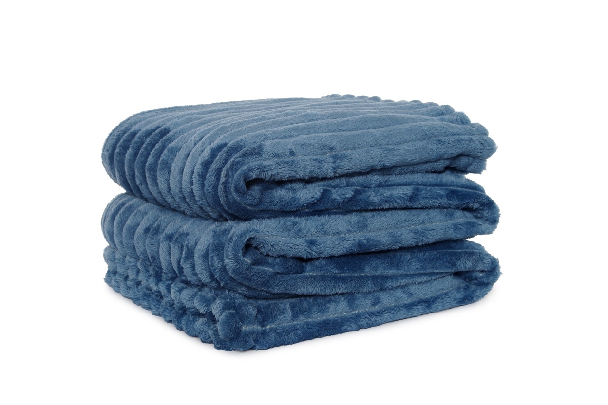 Chunky Cord Bedspread (Nordic Blue)