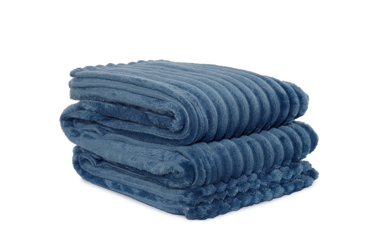 Chunky Cord Bedspread (Nordic Blue)