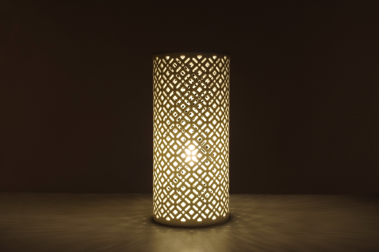 Filigree Porcelain Lamp