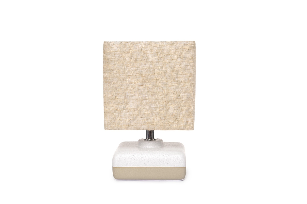 Aether Porcelain & Cotton Lamp