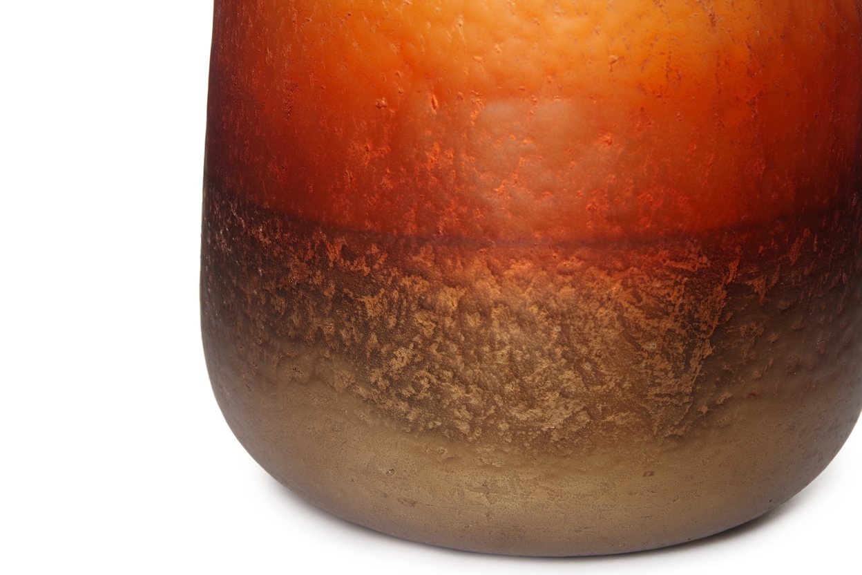 FC Bulnes Glass Pot Amber Smoke