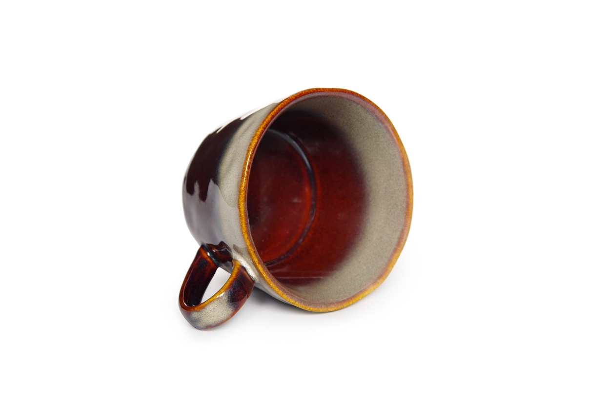 FC Reactive Glaze Tea Cup Starling