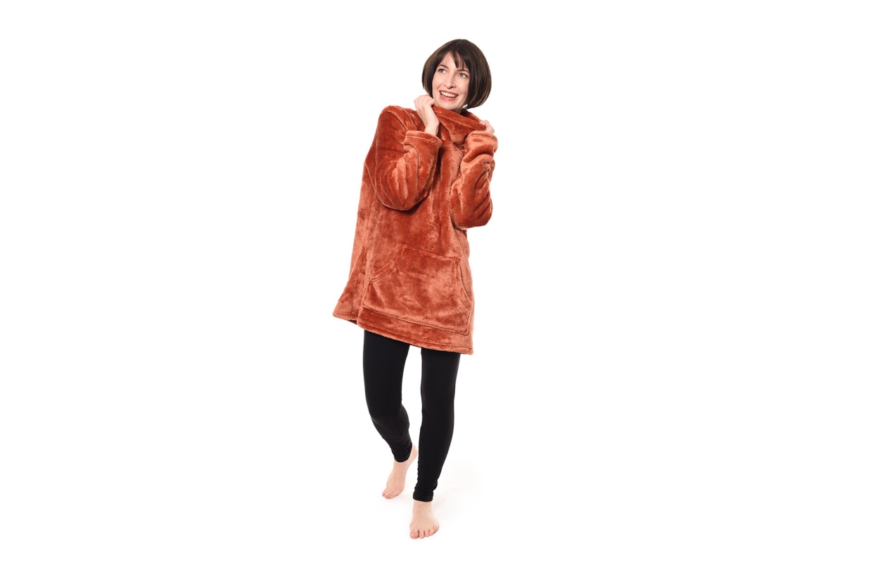 Deep Fleece Lounge Top (Terracotta)Deep Fleece Lounge Top (Terracotta)