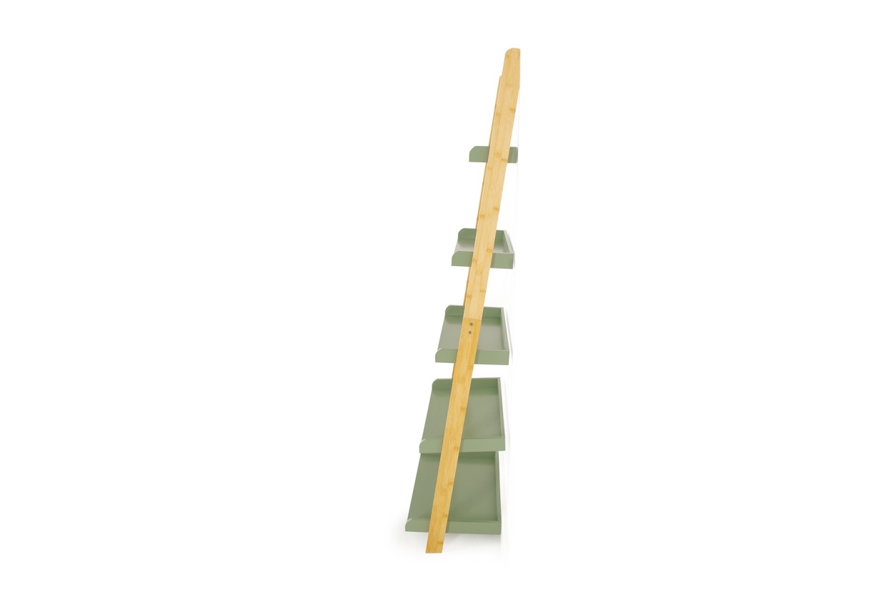 Fc Leaning Ladder Shelf Green Wide