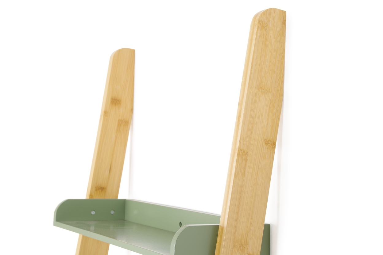 Fc Leaning Ladder Shelf Green Wide