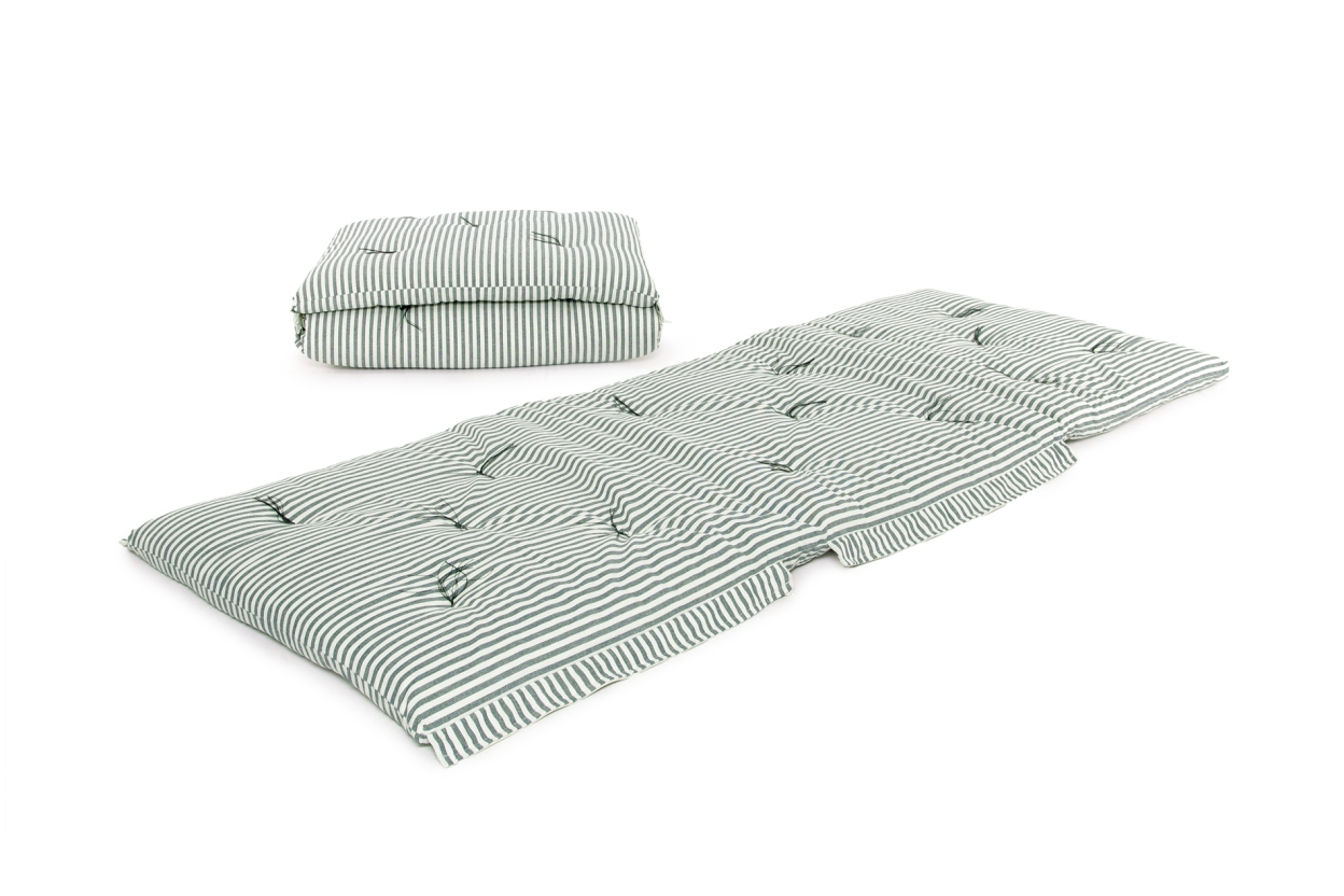 FC Zip Up Bed French Stripe Green