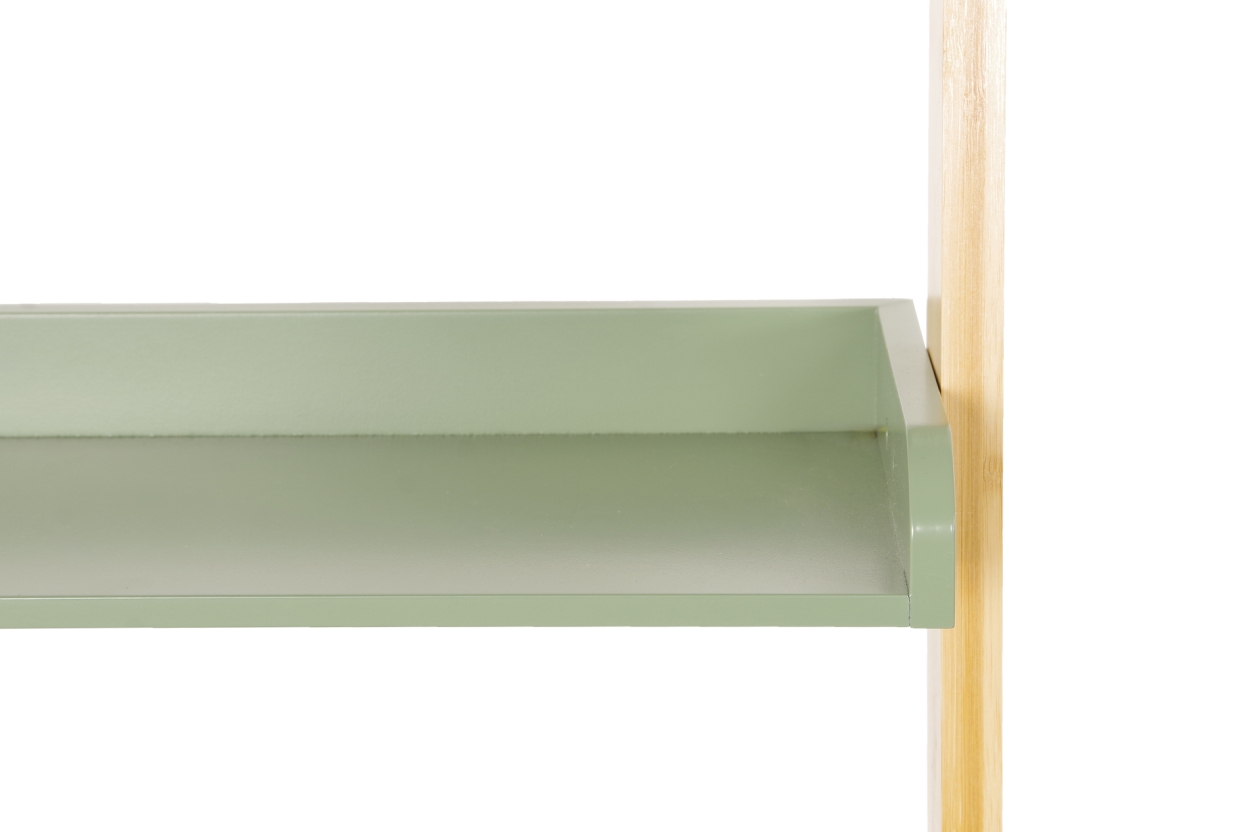 Fc Leaning Ladder Shelf Green Wide