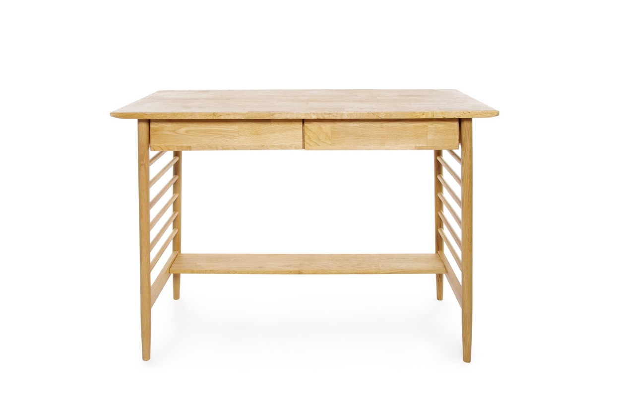 Pagoda Oak Writing Desk