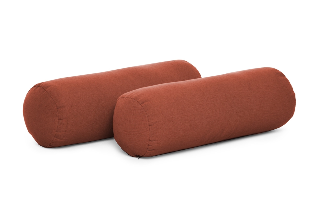 Bolster Pair Handloom Terracotta