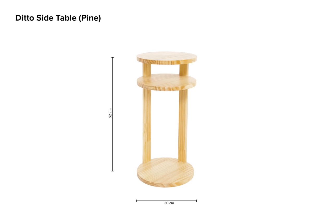 Ditto Side Table Pine