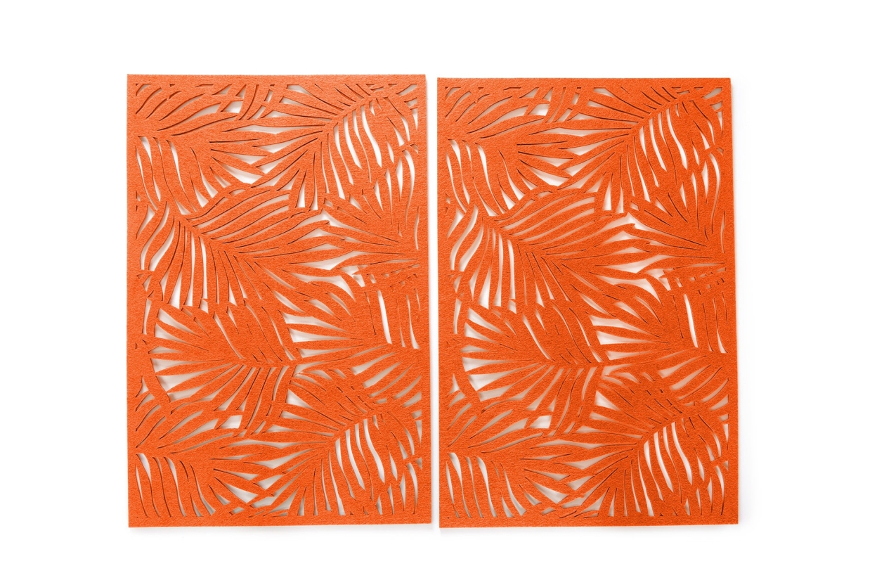 FC Fern Placemats Orange