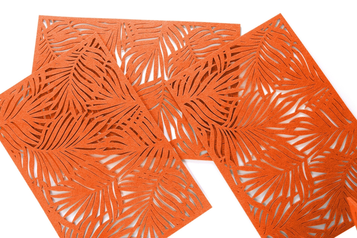 FC Fern Placemats Orange