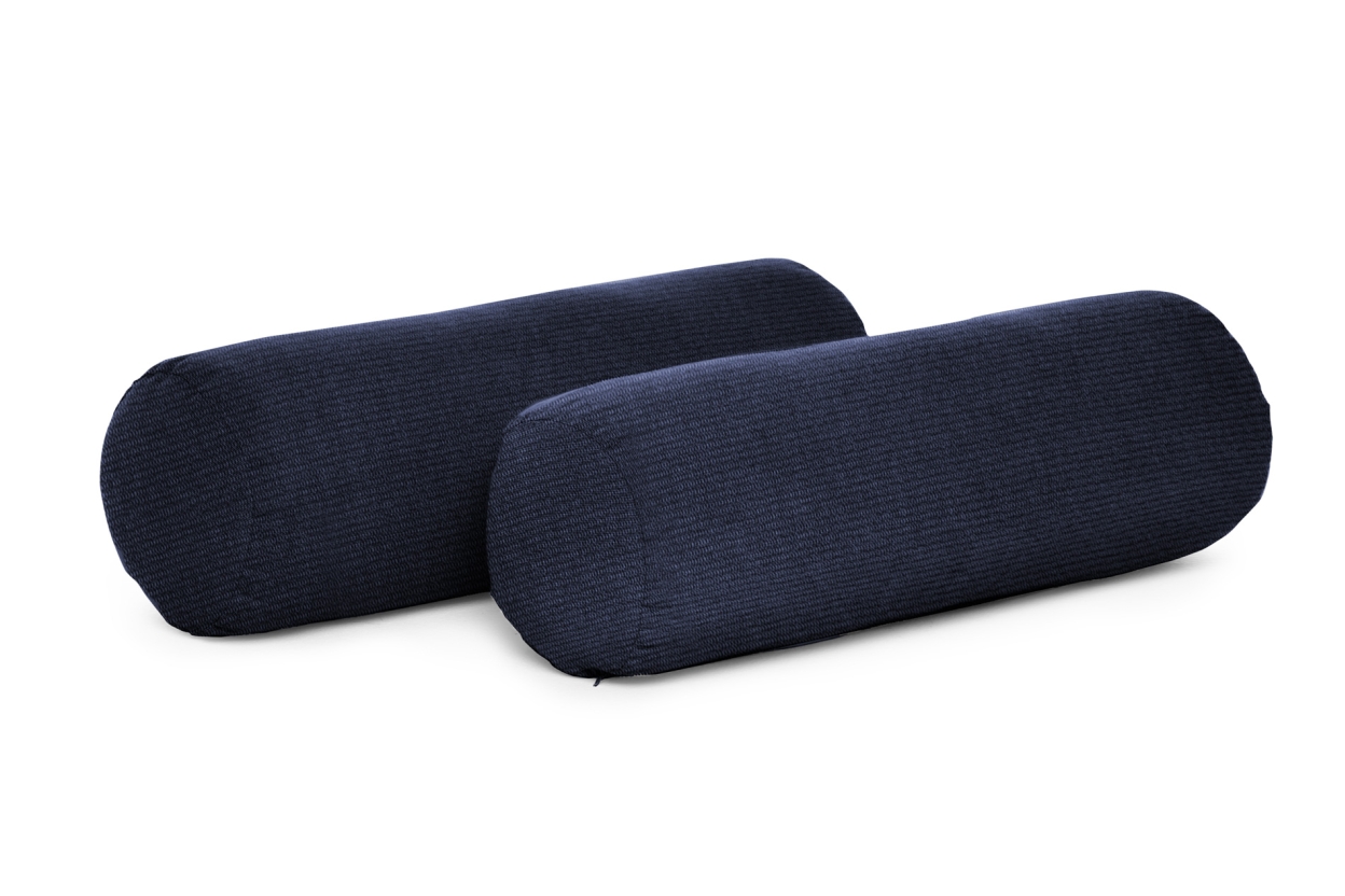 Bolster Pair Aldeburgh Navy Blue