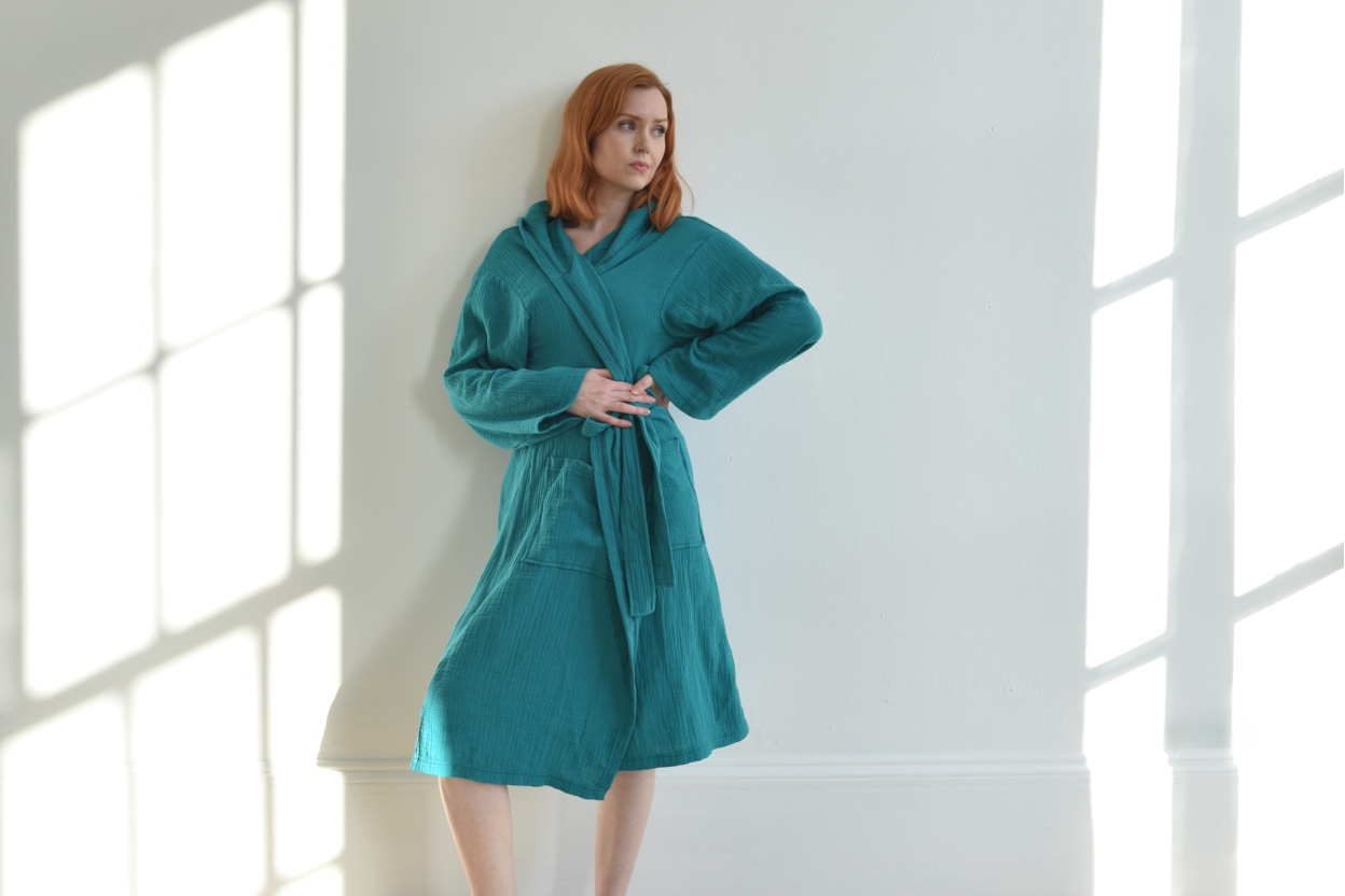 FC Itoko Bathrobe Teal LS Vqw Tc