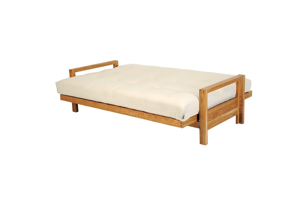 Quad 3 Seater Oak Sofa Bed 6