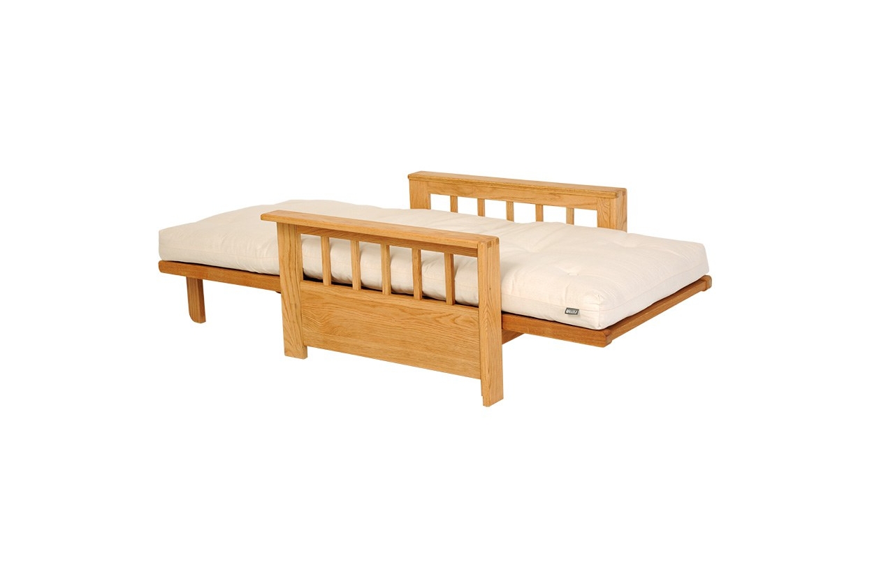 Single Vienna Oak Sofa Bed 3