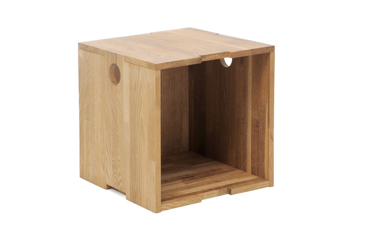 Oak Cm Stacking Cube