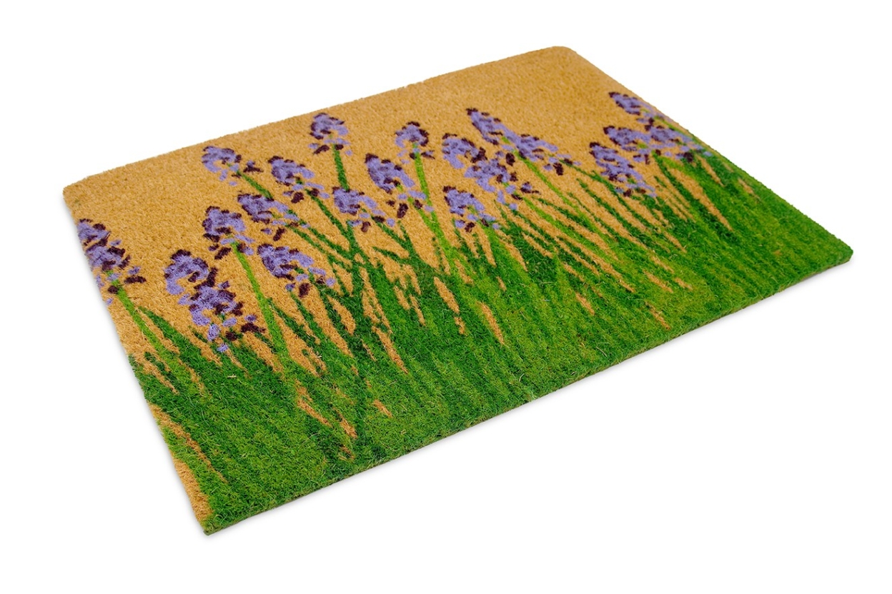 Jute Bluebells Door Mat