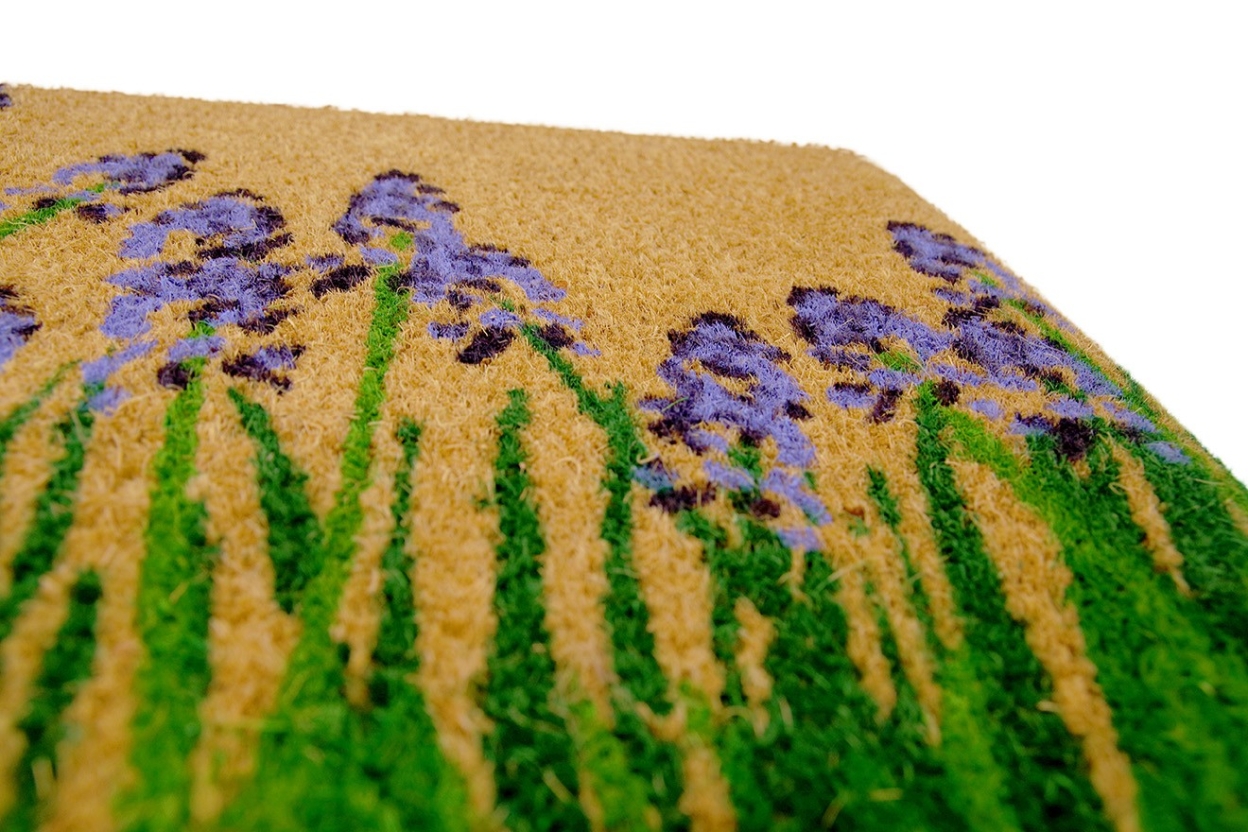 Jute Bluebells Door Mat