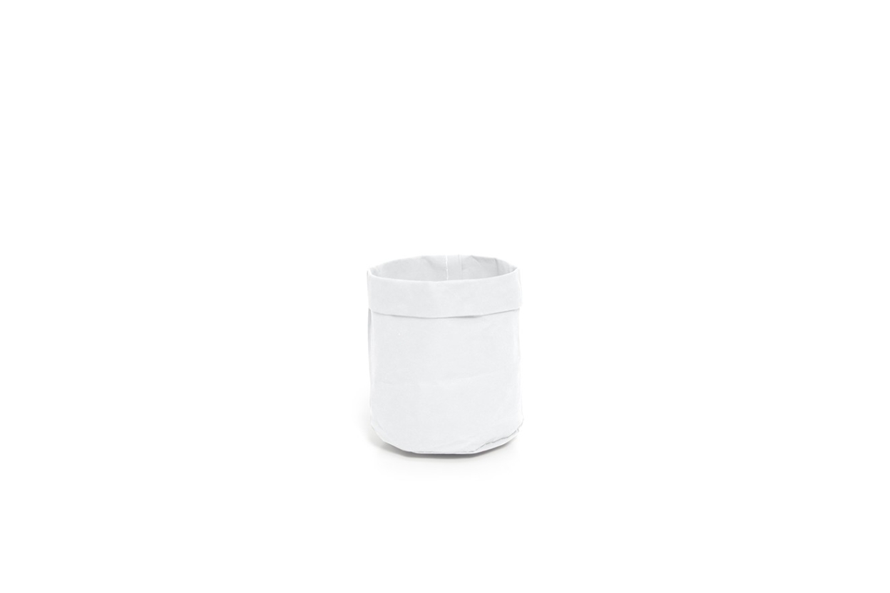 Small Paper Basket White