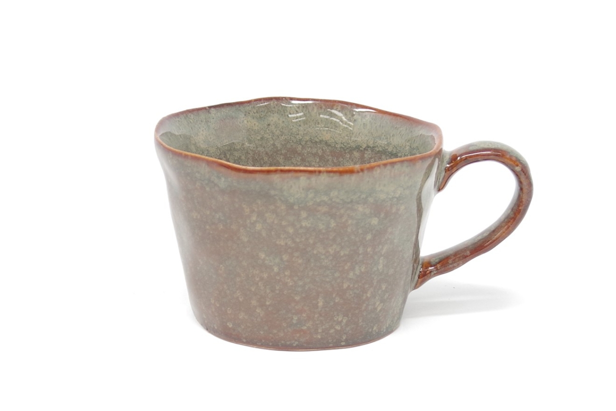 Reactive Glaze Tea Cup Sage Kdy Ie