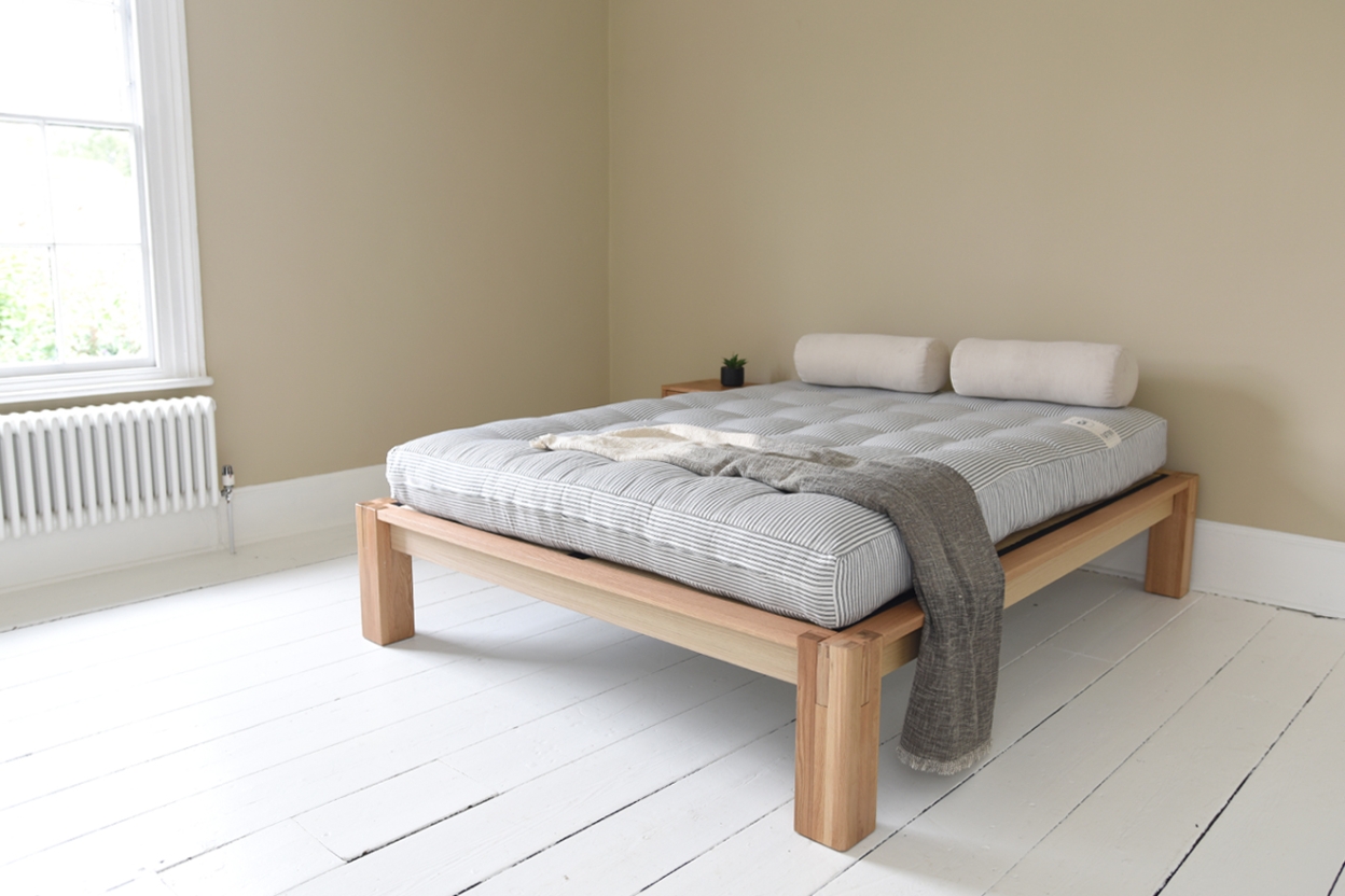 Oak King Tatami Bed WH LS