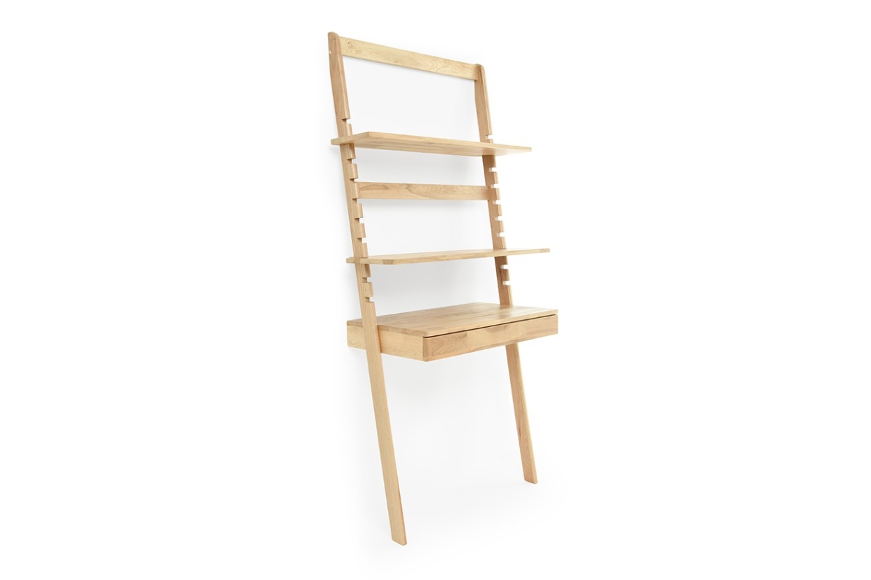 FC Oak Standing Ladder Desk