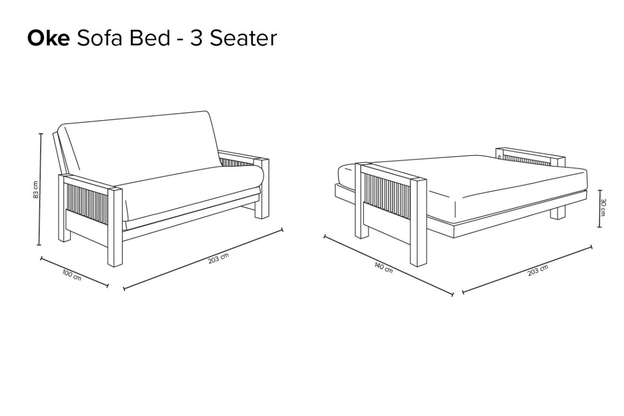 Oke Three Seater