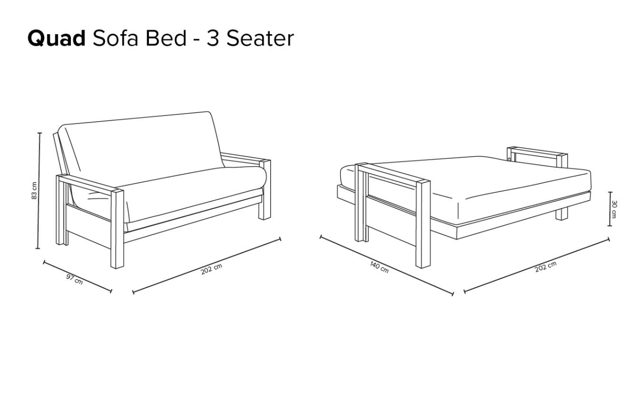 Quad Three Seater