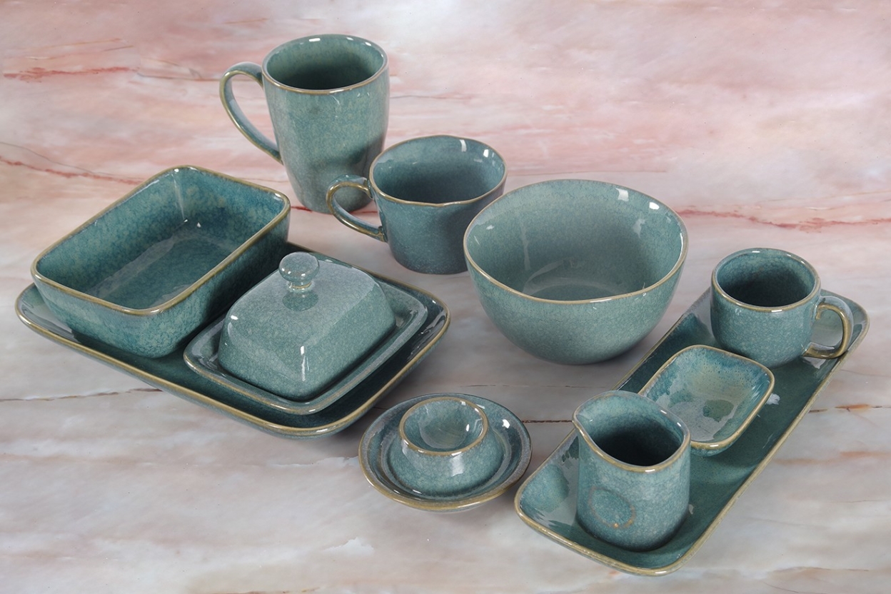 FC Reactive Glaze Breakfast Set Lagoon