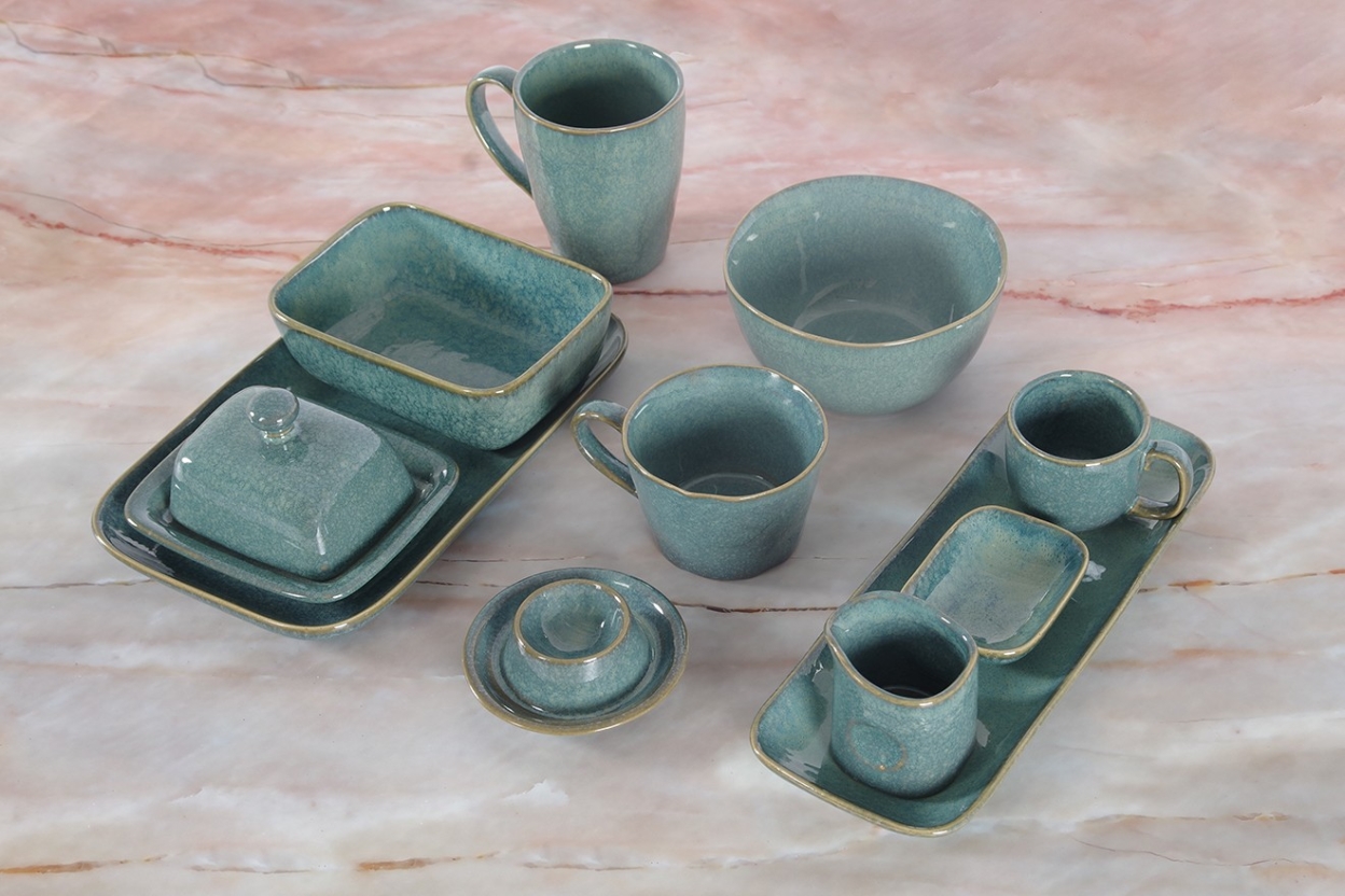 FC Reactive Glaze Breakfast Set Lagoon