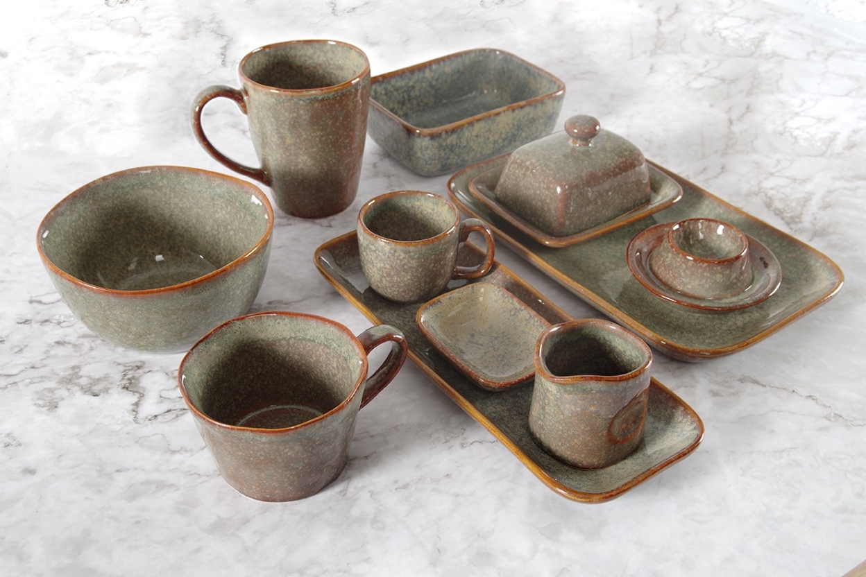 FC Reactive Glaze Breakfast Set Sage