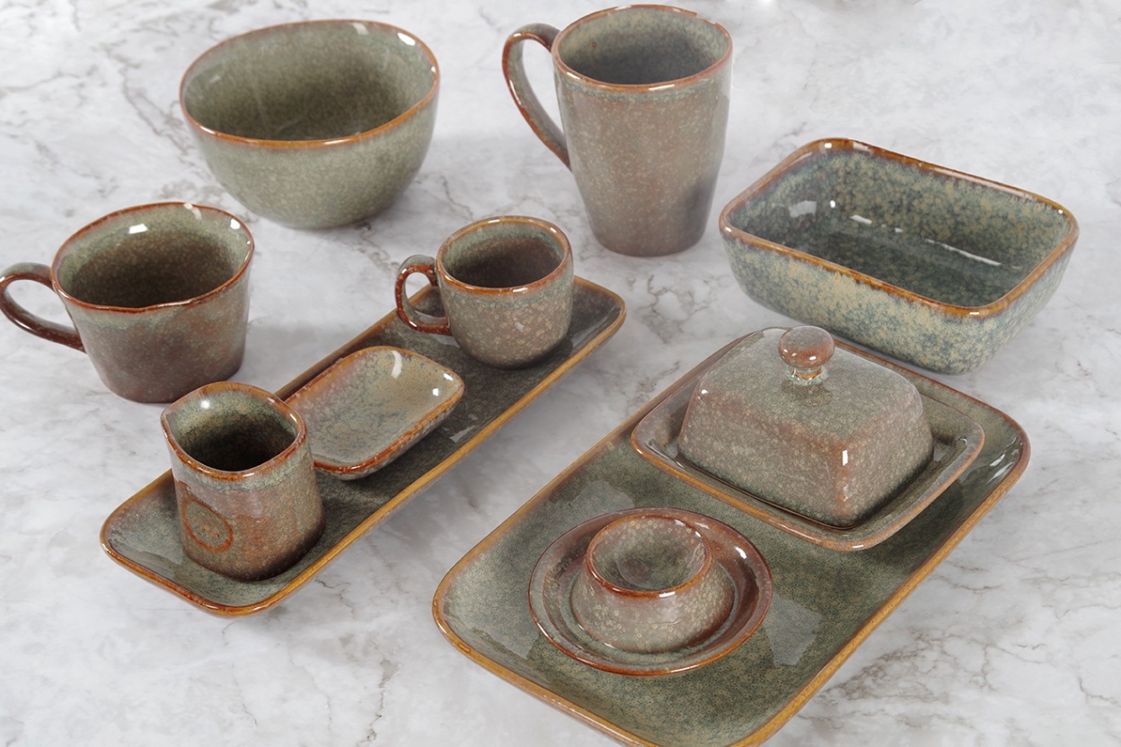 FC Reactive Glaze Breakfast Set Sage