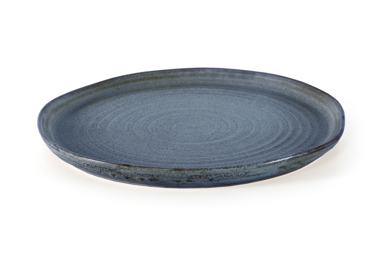 FC Ripple Brunch Plate Dark Blue