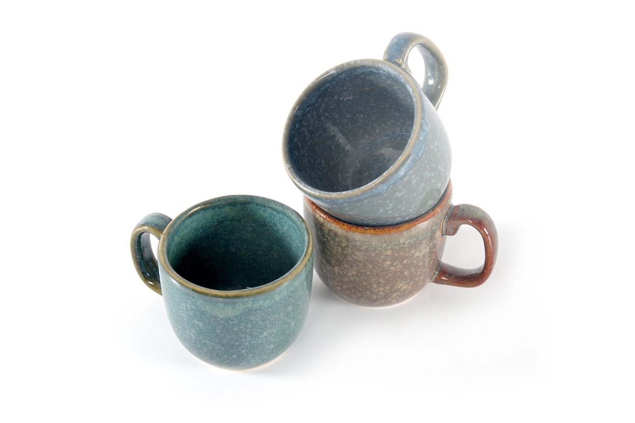 Reactive Glaze Espresso Cups