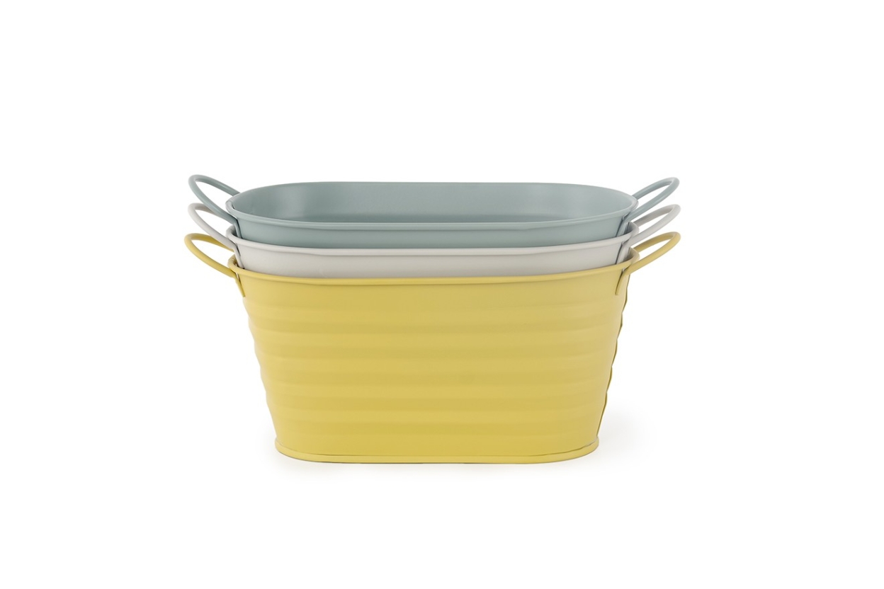 FC Metal Ridges Small Oval Tub Set