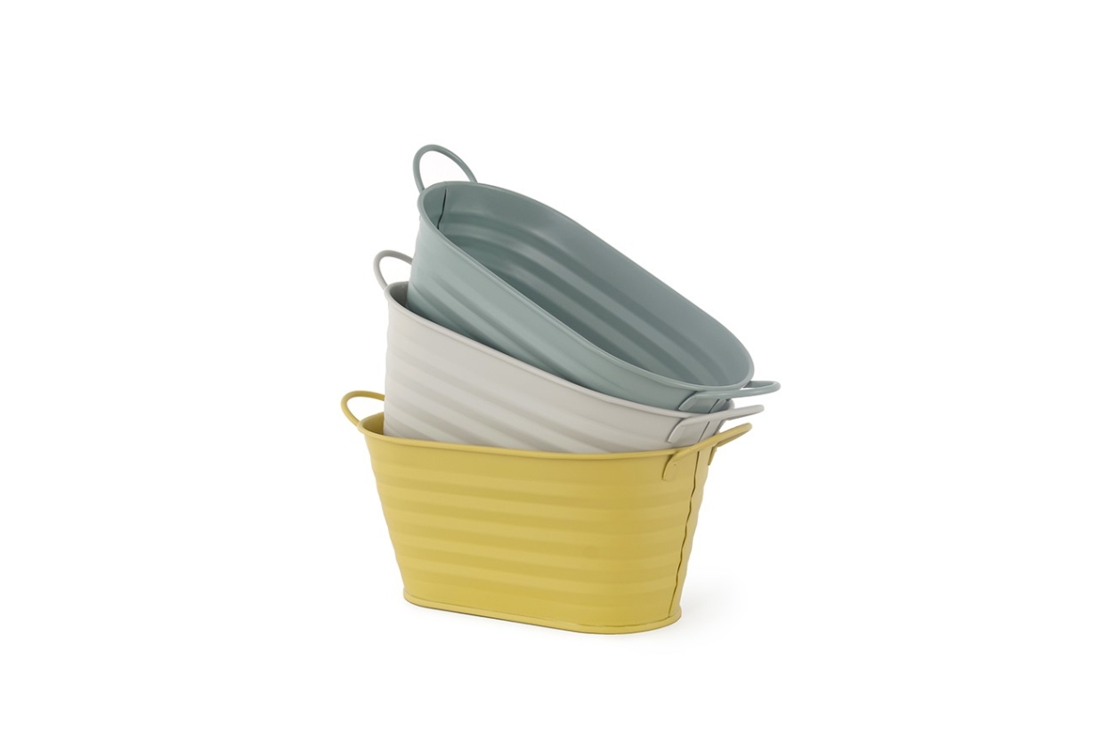 FC Metal Ridges Small Oval Tub Set